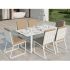 Обеденная группа Gardenini Voglie 180 бежевая DVGL.020218.C2