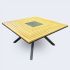 Стол обеденный EGMONT из тика 140x140